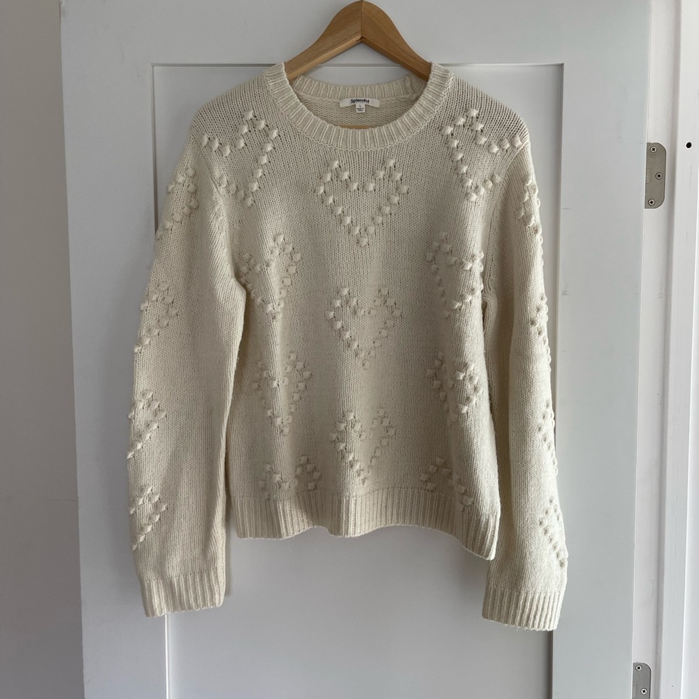Splendid Ivory Sweater, L